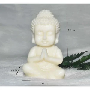 Bộ 2 tượng Phật sáp thơm handmade, trang trí bàn thờ, nhà cửa (tượng Phật tỏa hương thơm)